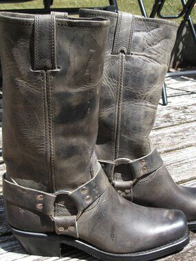 Frye tall harness boot